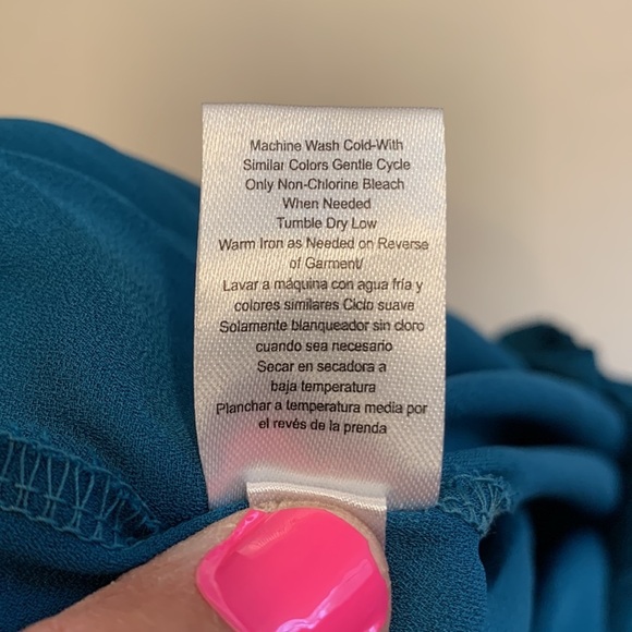 Venus XS High neck, back tie, beautiful long sleeve blouse - Picture 8 of 8